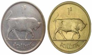 Ireland Coins irish shillng examples