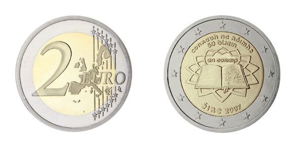 2 Euro 50th Anniversary Treaty of Rome