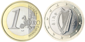 ireland-1 euro old-map