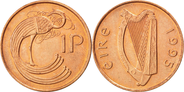 1 penny 1995 ireland