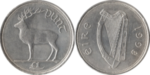 1 punt pound ireland 1998