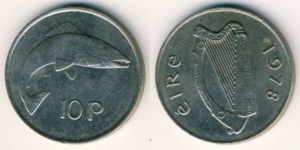 10 pence ireland 1978