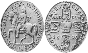 Hibernia Crown Coin 1690